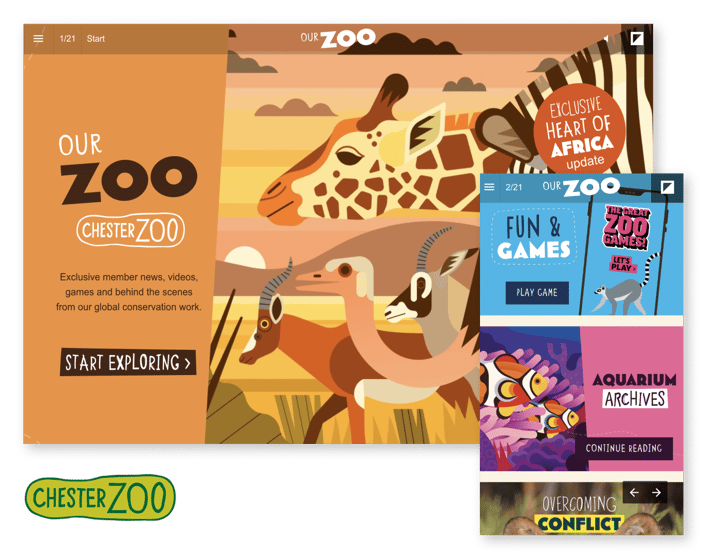 Chester Zoo visitor magazine